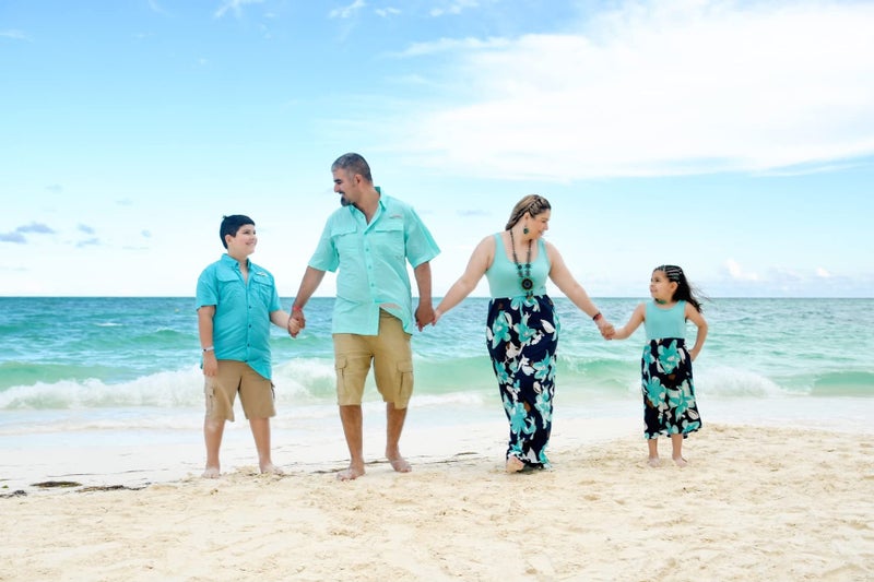 Qin.Orianna Mommy and Me Boho Floral Family Matching Maxi Dress with Pocket for Motherâ€™s Day Green - Image 2